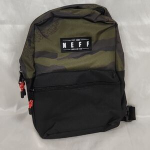 Neff Green and Black Kids Crossbody Bag